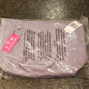 NWT Vera Bradley Multi Strap Shoulder BAG In Lavender Sky Quilted Women's Bag